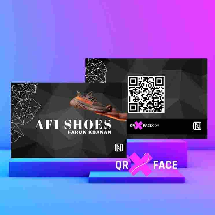 qrxface dijital kartvizitleri